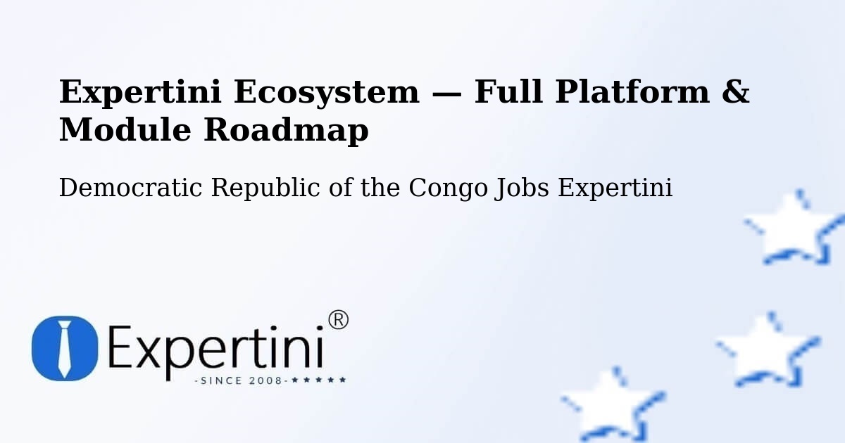 Expertini Ecosystem — Full Platform & Module Roadmap – Bolobo