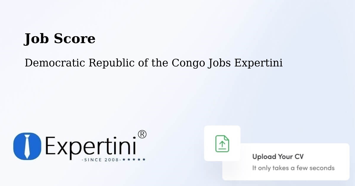 Job Score & Job Description Score Tool – Bolobo - Democratic Republic of the Congo Jobs Expertini