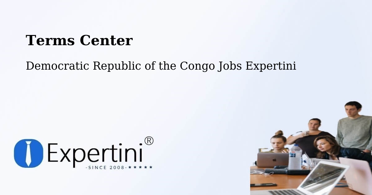 Terms of Service – Bolobo - Democratic Republic of the Congo Jobs Expertini